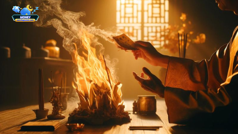 Hành động nên làm khi mơ thấy đốt tiền vàng mã
